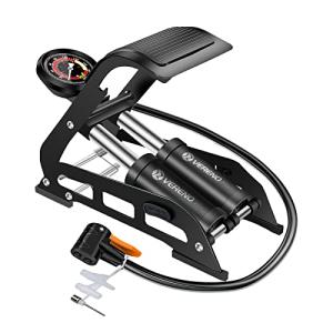 Double Cylinder Foot Pump for Bikes and Balls