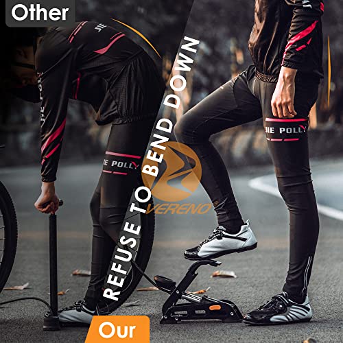 Vereno Double Barrel Portable Bike Floor Pump