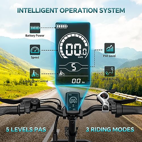 GESHENG Folding Ebike: Long Range Electric Bike