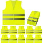 PeerBasics High Visibility Safety Vests 10 Pack