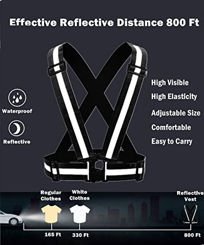 Reflective Running Gear for Women and Men - 2-Pack