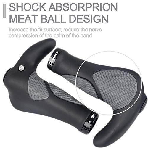 Comfort Ergo Handlebar Grips for Mountain Bikes, BMX - 8 words