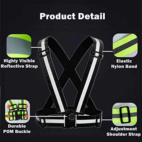Reflective Running Gear for Women and Men - 2-Pack
