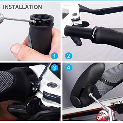Comfort Ergo Handlebar Grips for Mountain Bikes, BMX - 8 words