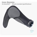 Ergonomic Bike Handlebar Grips with Anti-Slip Design