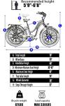 Soumye 1050W Beach Cruiser E-Bike 26” Fat Tire