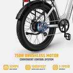 VELOWAVE 26" Fat Tire Electric Bike for Adults