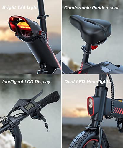 Sailnovo Electric Bike - 18.5MPH Folding E-Bike