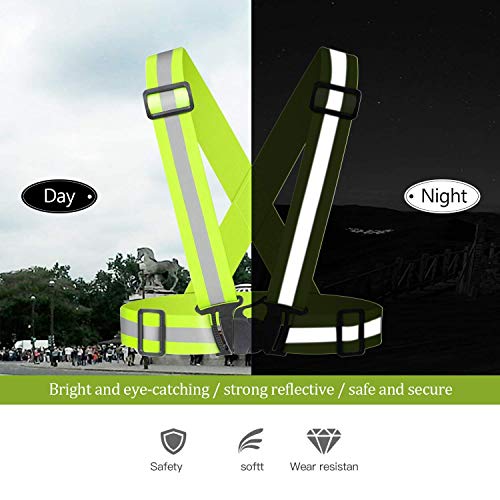 Reflective Cycling Vest for Night Safety (Green)