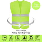 DUSKCOVE High Visibility Safety Vests - 10 Pack