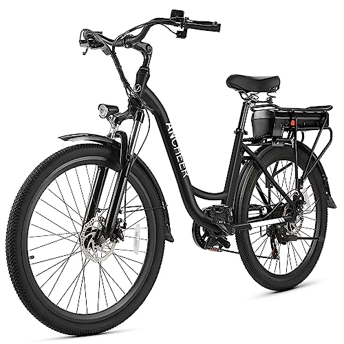 ANCHEER 26" City Commuter Electric Bike, 500W Motor