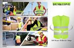 DUSKCOVE High Visibility Safety Vests - 10 Pack