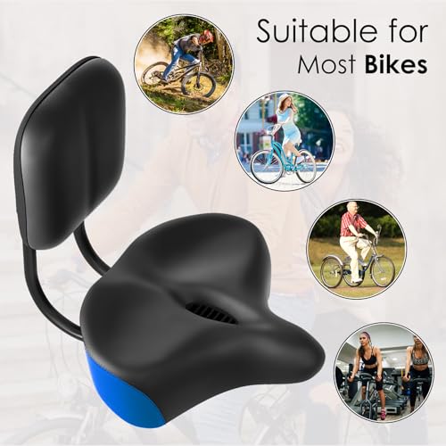 MOONCOOL Oversize Comfort Saddle with Backrest Support