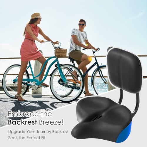MOONCOOL Oversize Comfort Saddle with Backrest Support