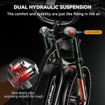 Auloor 1000W Electric Bike with Fat Tires