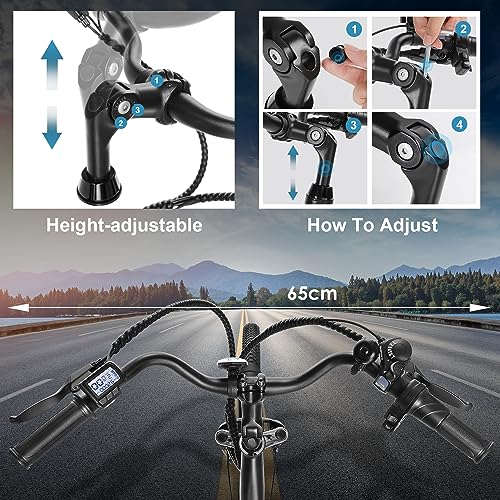 ANCHEER 26" City Commuter Electric Bike, 500W Motor
