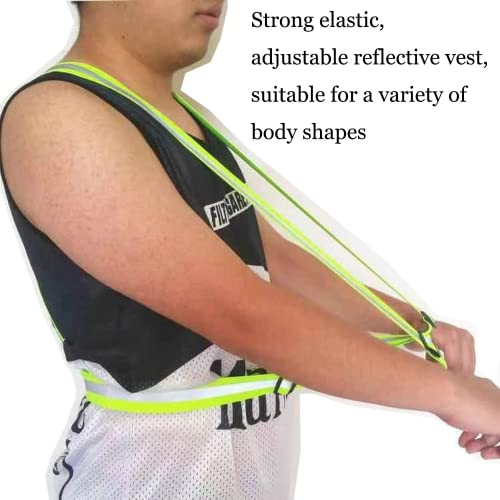 Reflective Safety Vest 2pcs - Max Visibility for Cycling