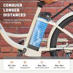 Viribus 26" Women's Electric Commuter Bike with Basket
