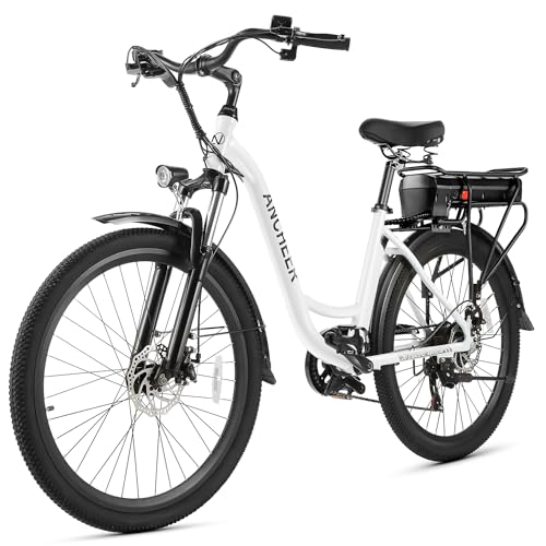 ANCHEER Electric Commuter Bike, 48V 500Wh, 26