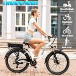 ANCHEER 500Wh Electric Bike for Adults, 60 Miles