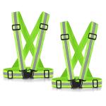 SAWNZC Reflective Safety Vest 2-Pack for Night Activities