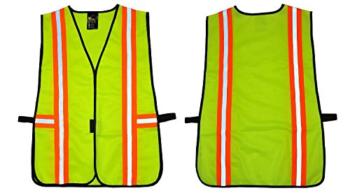 ANSI/ISEA Standards Neon Lime Green Cycling Safety Vest