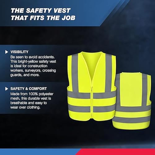 Neiko 53943A XXL High Visibility Cycling Safety Vest