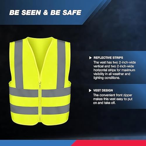 Neiko 53943A XXL High Visibility Cycling Safety Vest