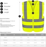 Neiko 53943A XXL High Visibility Cycling Safety Vest