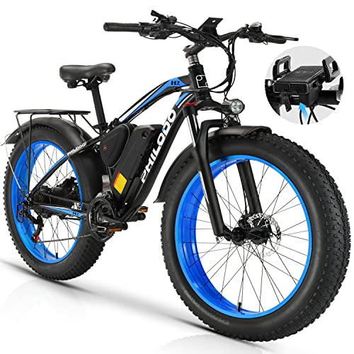PHILODO 1000W Electric Fat Tire Mountain Bike