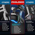 PHILODO 1000W Electric Mountain Bike with Removable Battery