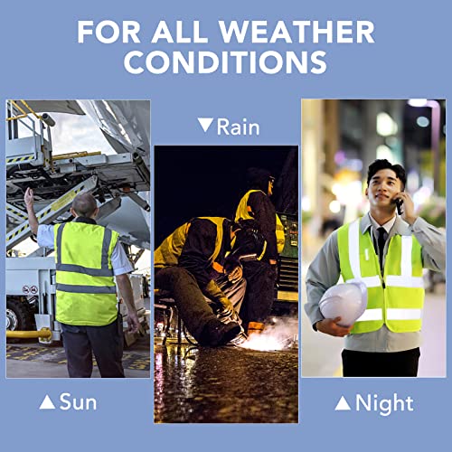 XPCARE 2-Pack Reflective Safety Vest - High Visibility