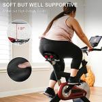Comfortable Wide Bike Seat with Cushion and Shock Absorption