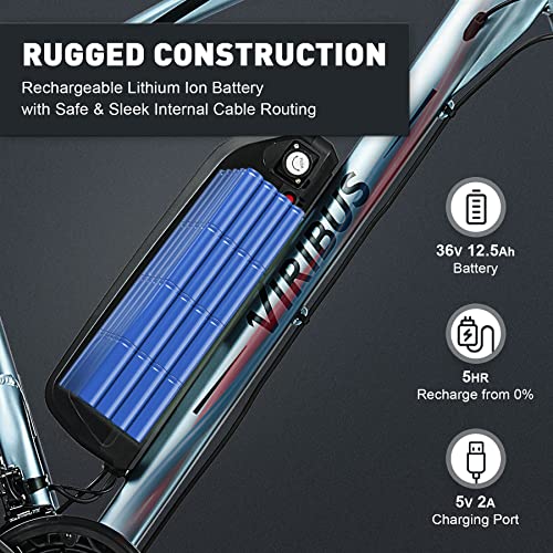 Viribus Electric Fat Tire Ebike - 500W 12.5Ah