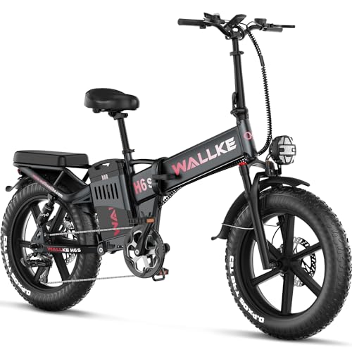 Wallke Electric Bike 1000W Folding 48V 36Ah-H6S