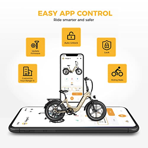 Heybike Ranger S 750W Electric Foldable Fat Tire Bike