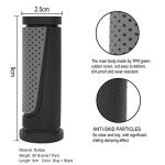 TOPCABIN Mini Bicycle Handlebar Grips (Black/Grey)