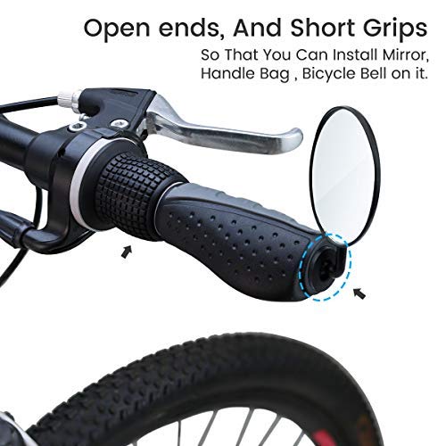 PRUNUS Ergonomic Bike Handlebar Grips for MTB Cycling