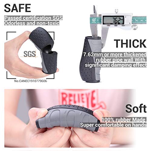 PRUNUS Ergonomic Bike Handlebar Grips for MTB Cycling