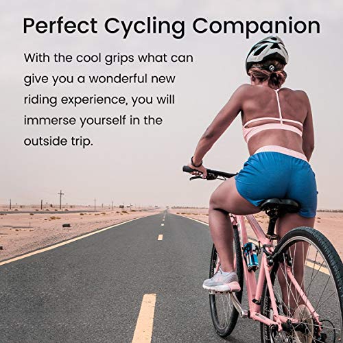 PRUNUS Ergonomic Bike Handlebar Grips for MTB Cycling