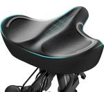 GINEOO Extra Wide Memory Foam Bike Seat