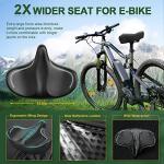 GINEOO Extra Wide Memory Foam Bike Seat