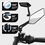 Himiway 2-Pack Adjustable Rearview Bike Mirrors