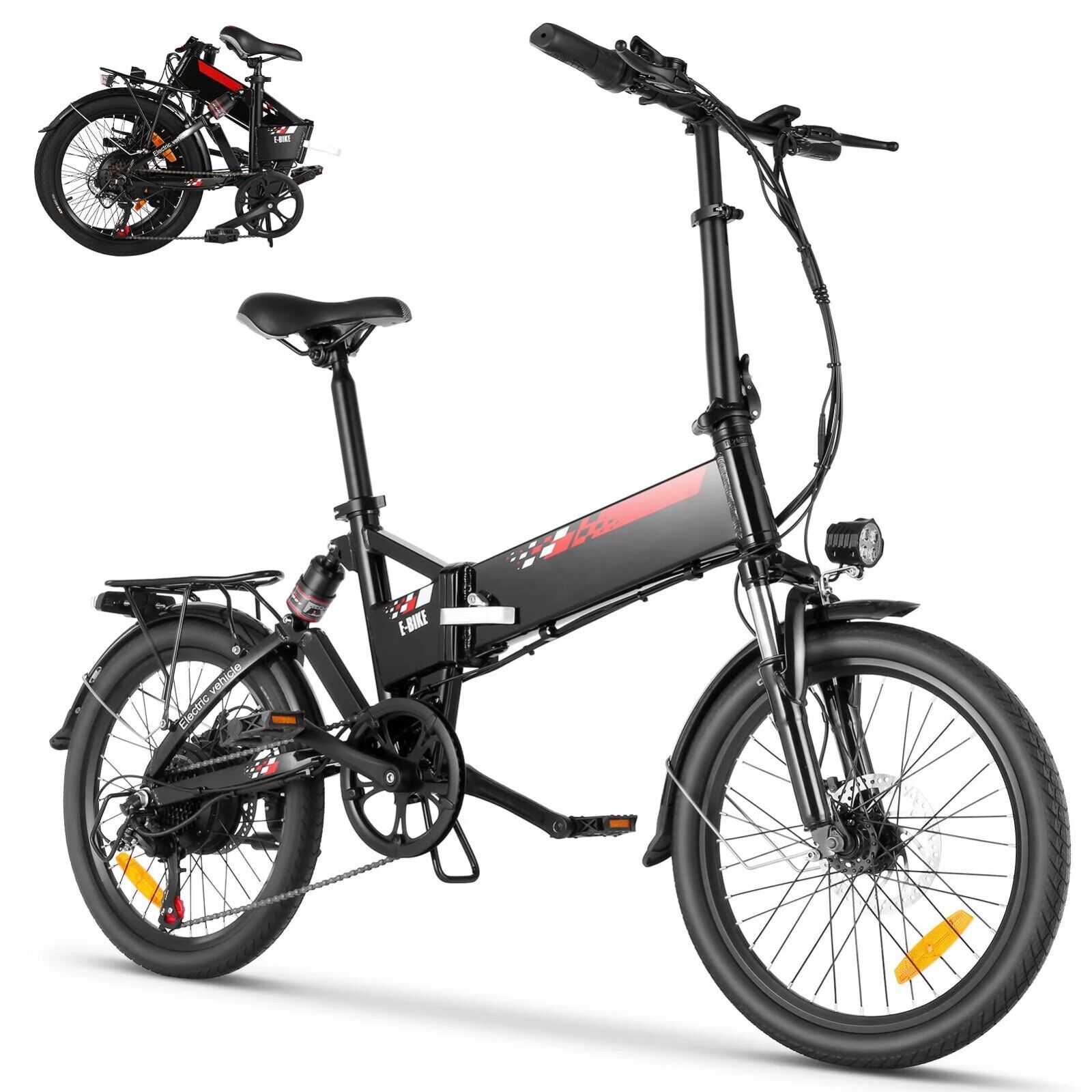 2022 Heybike Mars Foldable E-Bike (Black)