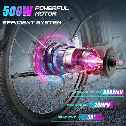 Vivi Electric Bike: 500W City Cruiser Ebike