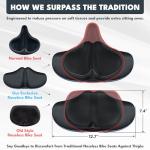Noseless Bicycle Seat Cushion for Comfort