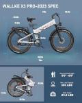 Wallke X3 Pro Folding Electric Bike 32MPH