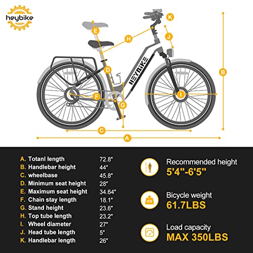 Heybike Cityrun 11 - Lightweight Urban Cycling Bike