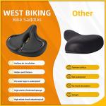 West Biking Black Bike Saddle