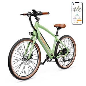 Heybike Sola Electric City Cruiser Bike - 75 Miles